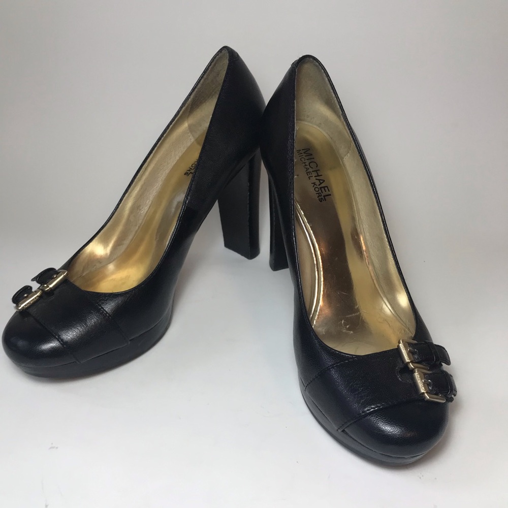 Michael Kors Double Buckle Heels- Size 8